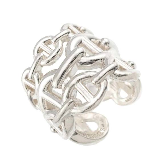 HERMES Silver Ring #48 - Picture 1 of 7
